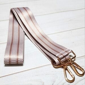 Crossbody Replacement Strap with Gold Hardware Adjustable Length New Without Tag